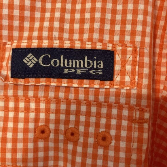 Columbia PFG Super Bonehead Men's Clemson Tigers L/S Button Down Shirt Small - Picture 5 of 11